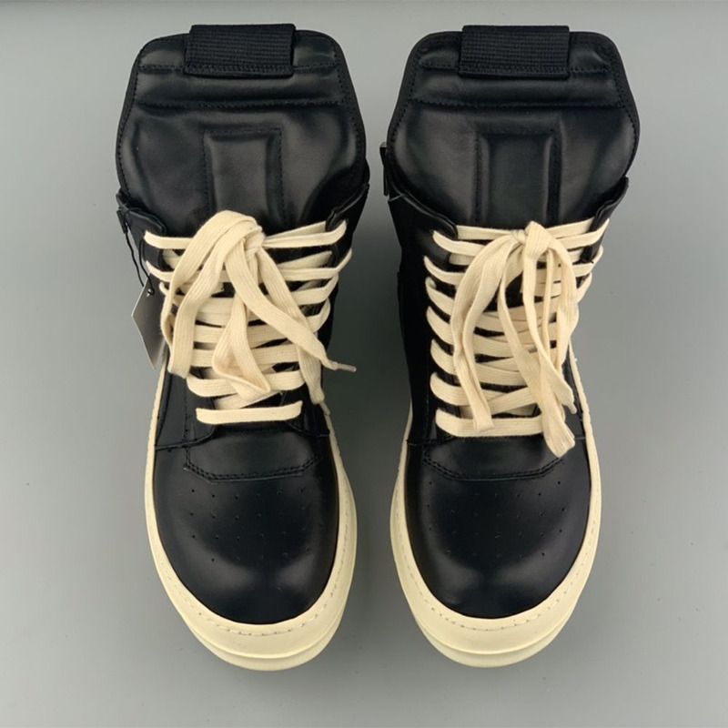 Rick Owens Geobasket High-Top Sneakers Black