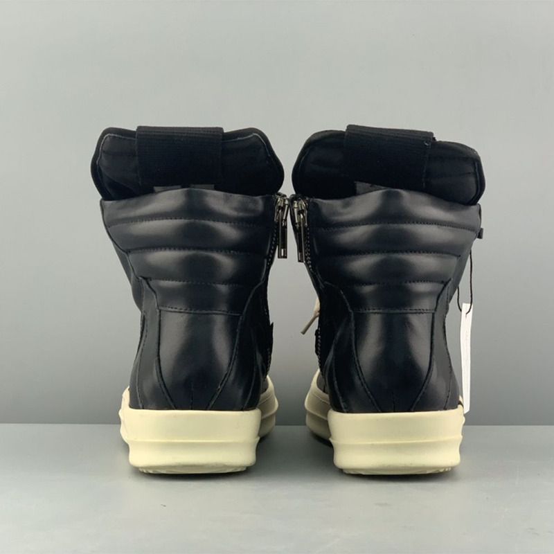Rick Owens Geobasket High-Top Sneakers Black