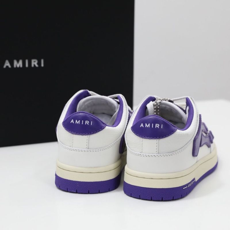Amiri Skel-Top Low Sneaker Purple/White