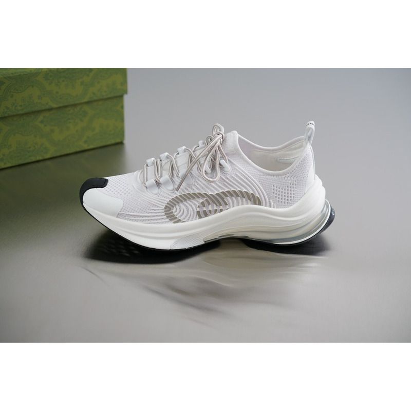 G*u*i run white sneakers