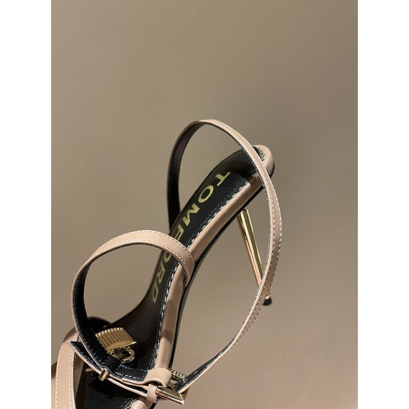 Tom Ford Flesh PADLOCK SANDALS
