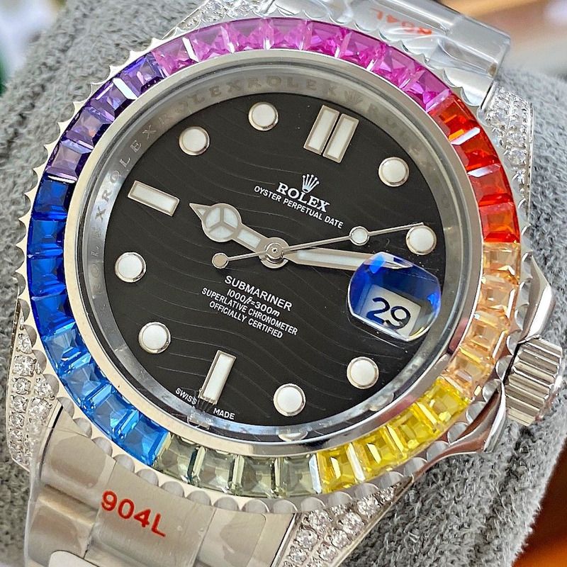 ROLEX Mens Watch Stainless Steel L Strap Automatic Mechanical Movement 40MM*13MM