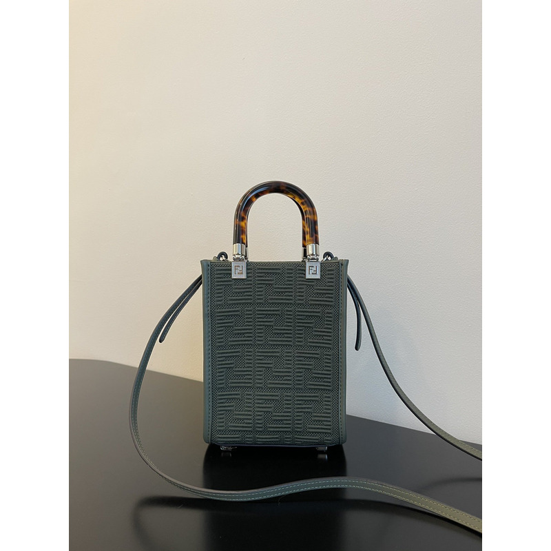F**di sunshine mini shouldr bag blue