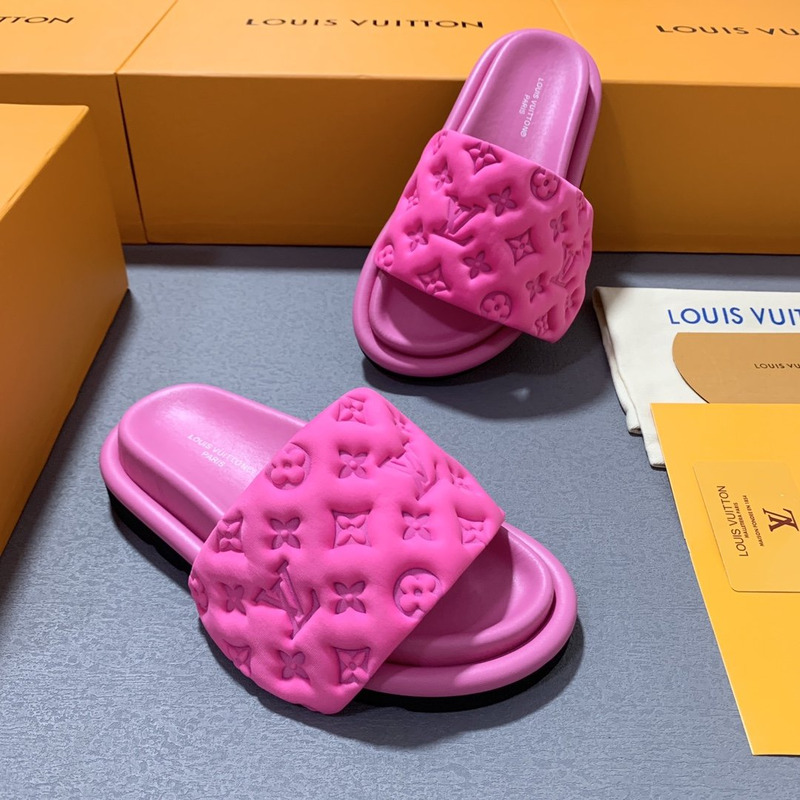 l**is V*t*n pool pillow comfort mule fuchsia