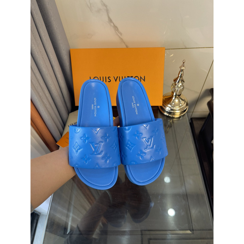 l**is V*t*n jumbo flatform mule dark blue