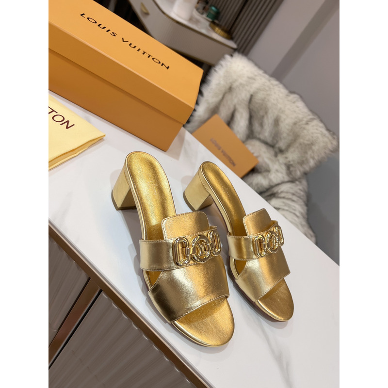 l**is V*t*n lock it mules heels gold