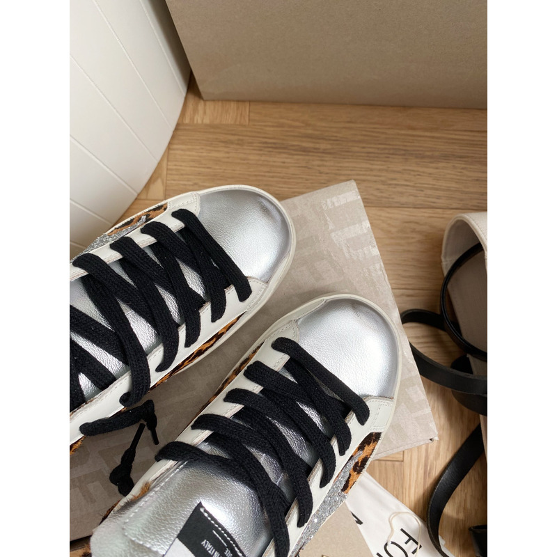 golden goose S*perstar sneaker  black laces pink tongue