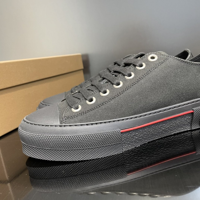 B**rry canvas logo sneakers black