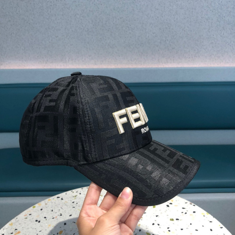 F**di hat korean embroidery letter wild baseball cap street fashion