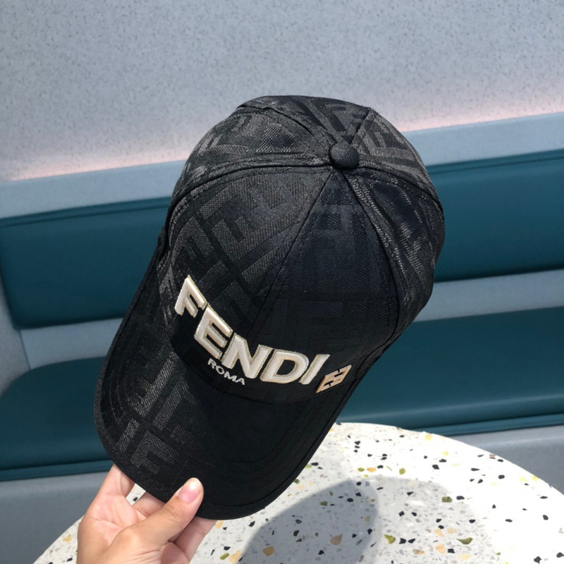 F**di hat korean embroidery letter wild baseball cap street fashion