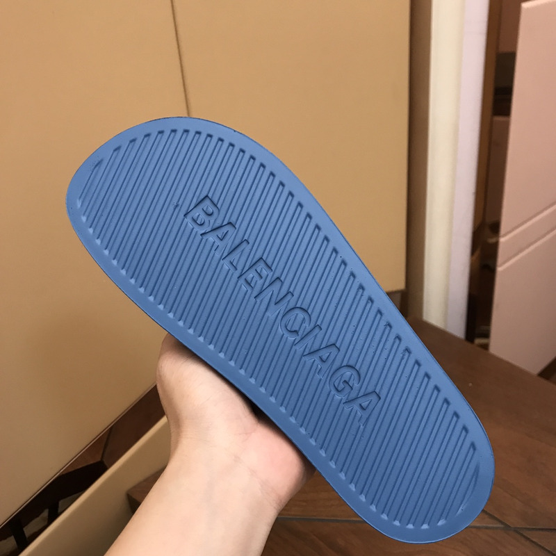 Ba*len*cia*ga paris pool slides blue