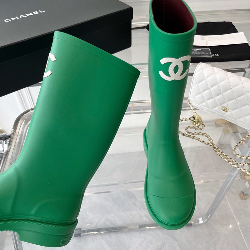 Ch*el wellington boots green