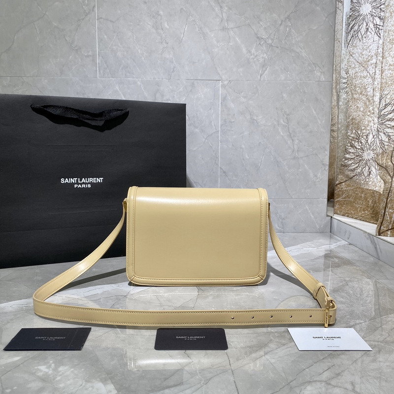 Saint Laurent Leather Messenger Bag 23x16x6cm