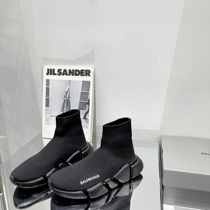 Ba*len*cia*ga speed 2.0 recycled knit sneaker black
