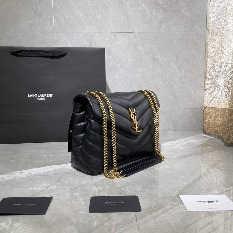 Saint Laurent Loulou Shoulder Bag Black