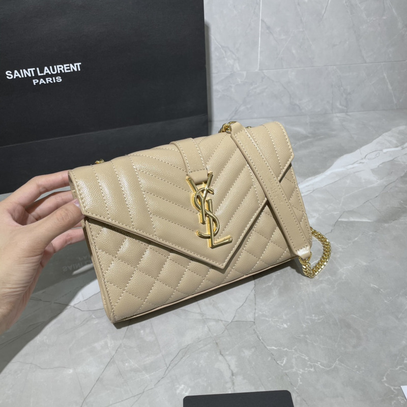 Saint Laurent Monogram Mix Matelasse Yellow