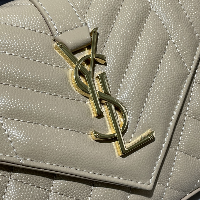 Saint Laurent Monogram Mix Matelasse Yellow