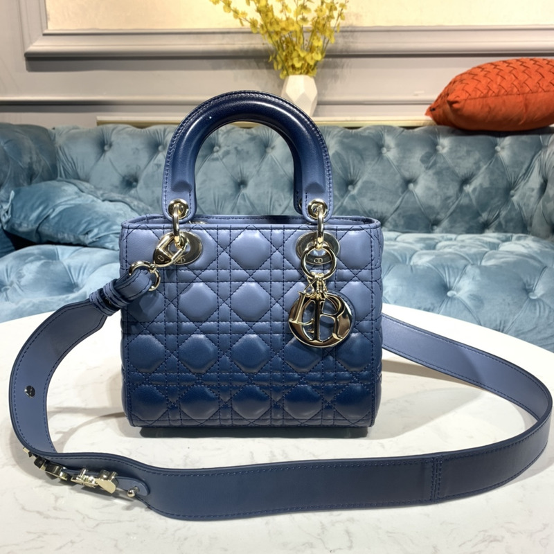 lady D*or my abcD*or handbag indigo blue s