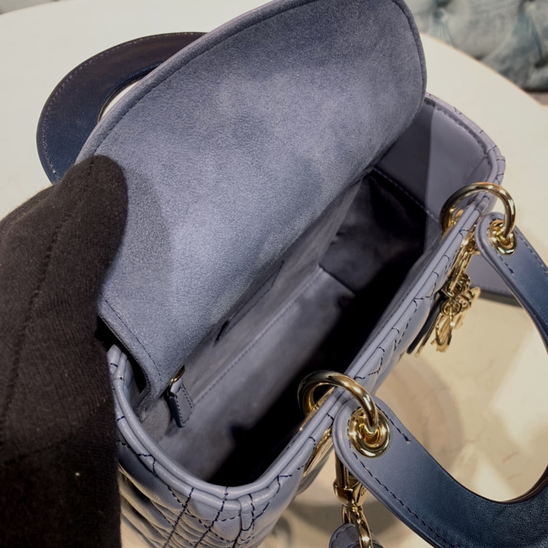 lady D*or my abcD*or handbag indigo blue s