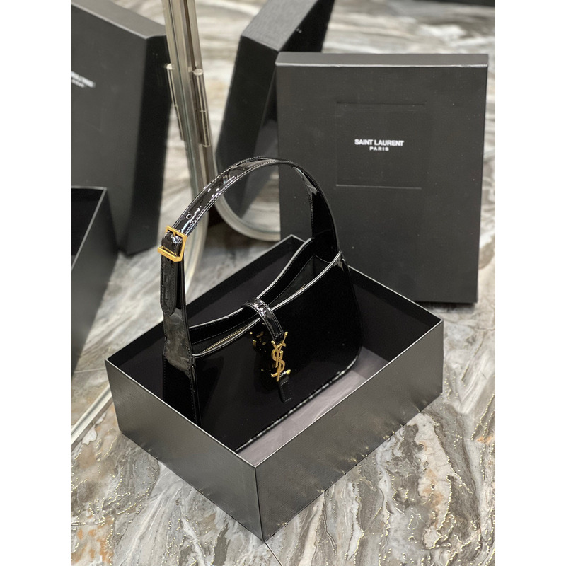 Saint Laurent Le 5A7 Stray Bag Black