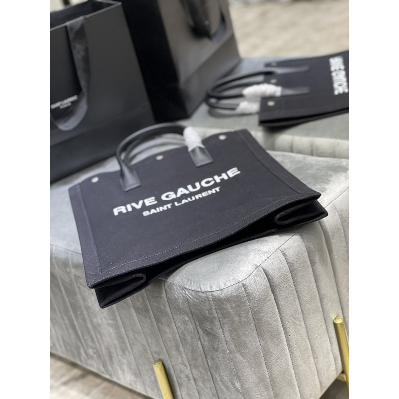 Saint Laurent Rive Gauche Tote Black M