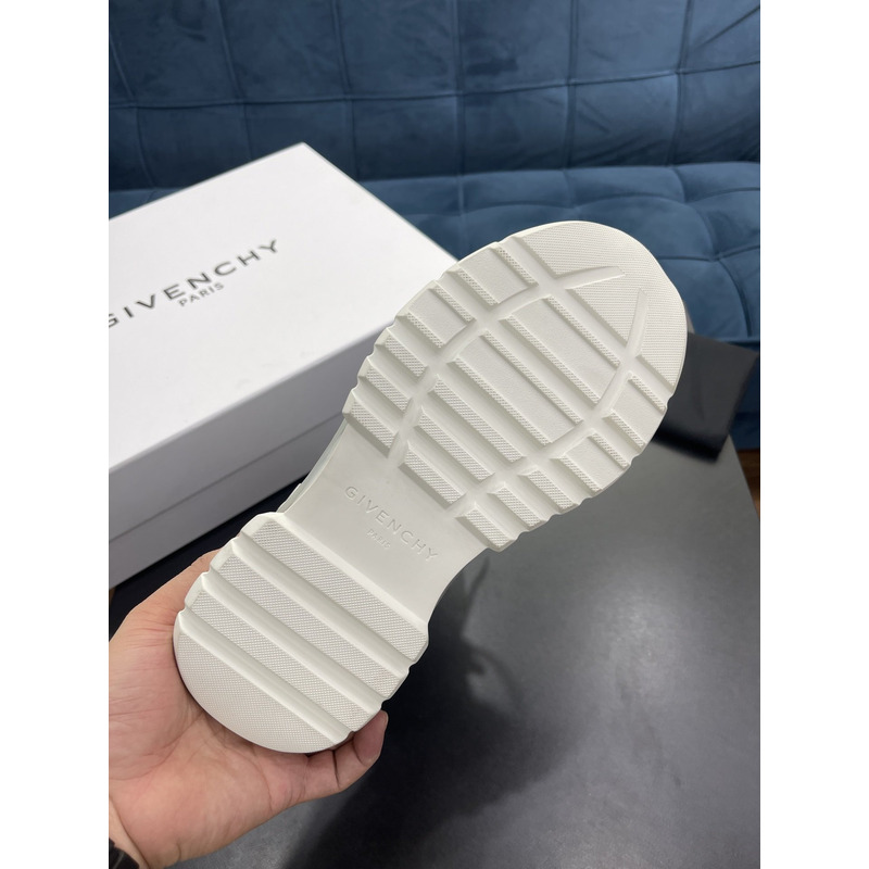 Givenchy Windproof Air Cushion Sneakers High Boots Silver