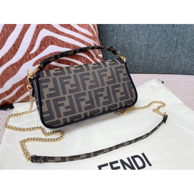 F**di ff motif mini baguette bag