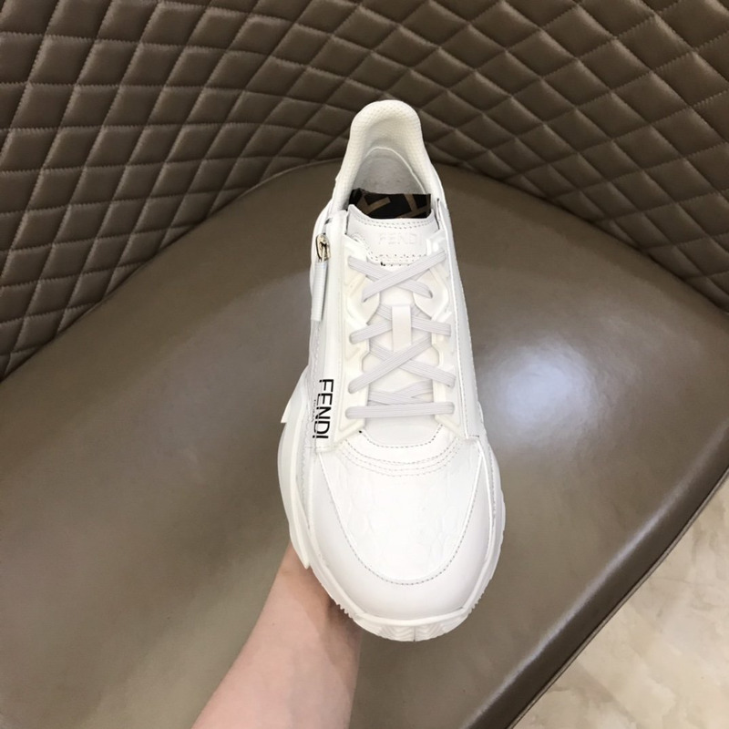 F**di flow low-tops white