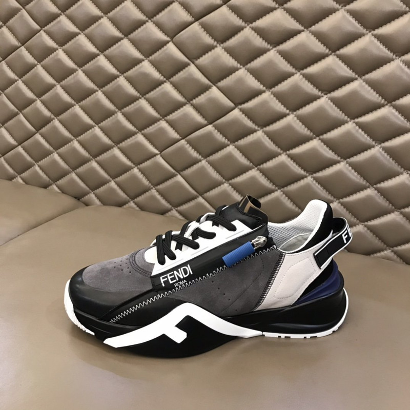 F**di flow running sneakers grey