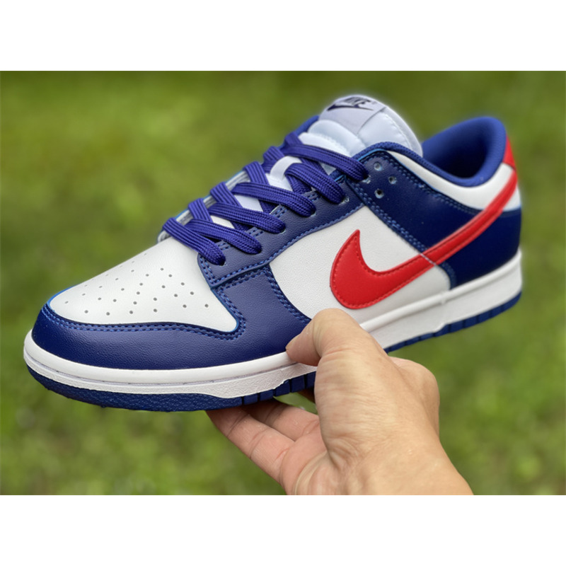 Nike Dunk Low Sneakers Blue Red White