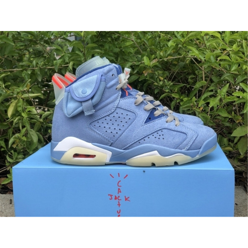 jordan 6&travis scott N0*H carolina blue