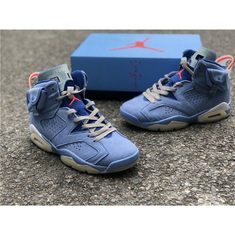 jordan 6&travis scott N0*H carolina blue