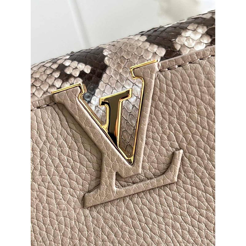 LV Capucines BB Bag Galet