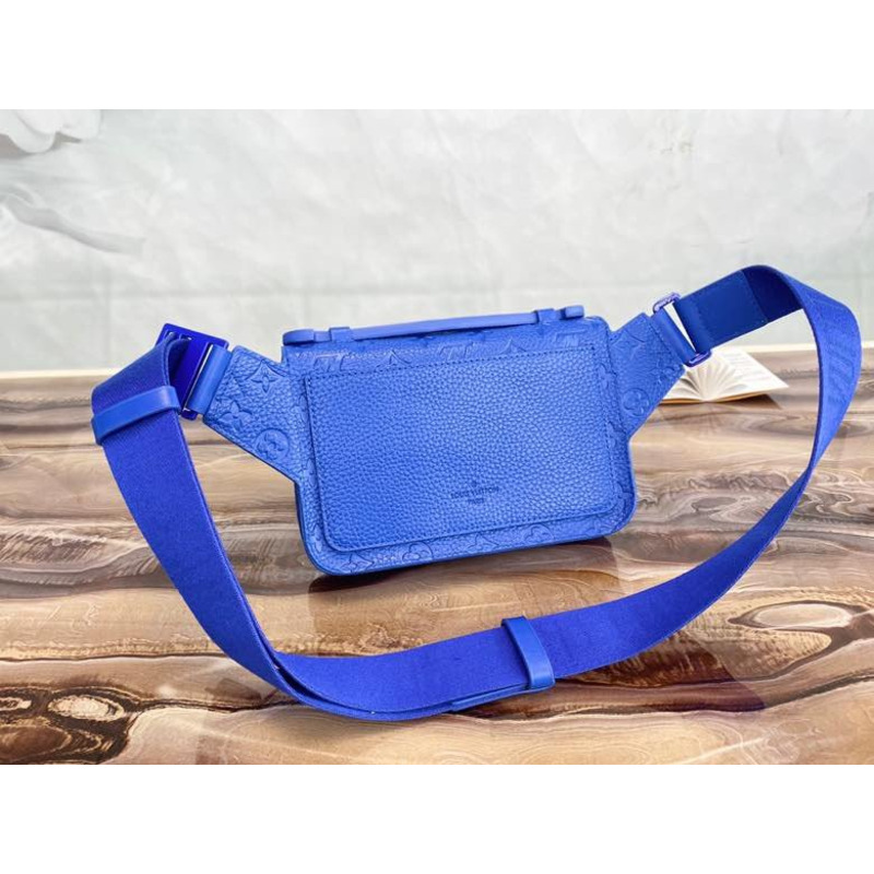 LV  S Lock Sling Bag  Blue M58486