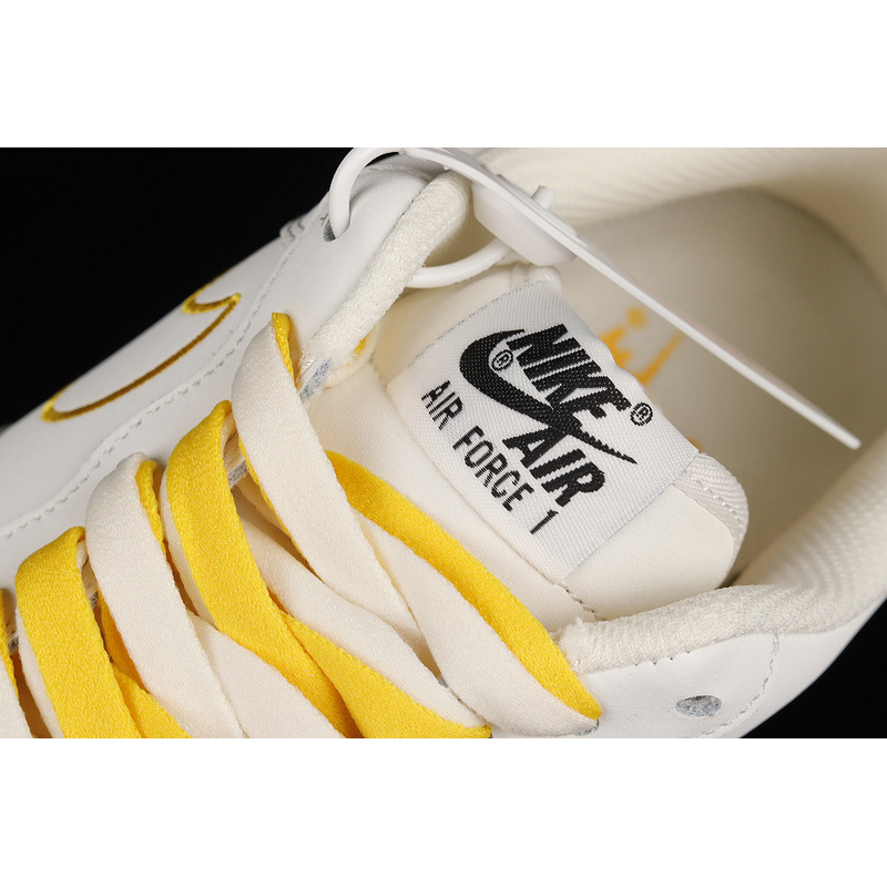 Nike  Air  Force 1 Yellow White