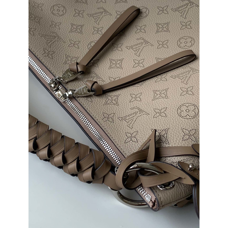 LV Beaubourg Hobo Leather Handbag  Apricot M56073