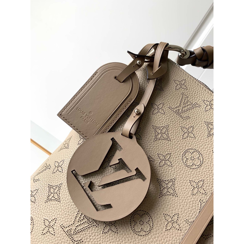 LV Beaubourg Hobo Leather Handbag  Apricot M56073