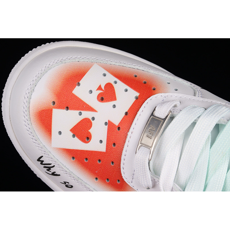 Nike Air Force 1 07 Low White Sky Blue Red Multi Color CW2288-115