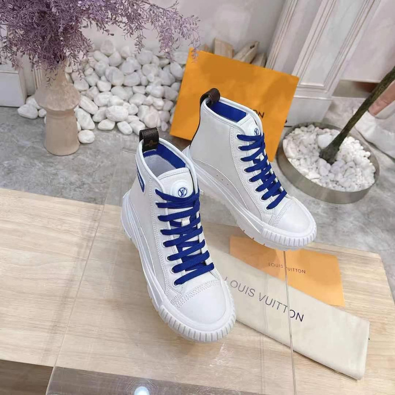 LV Squad High-Top Sneaker Blue 1A940K