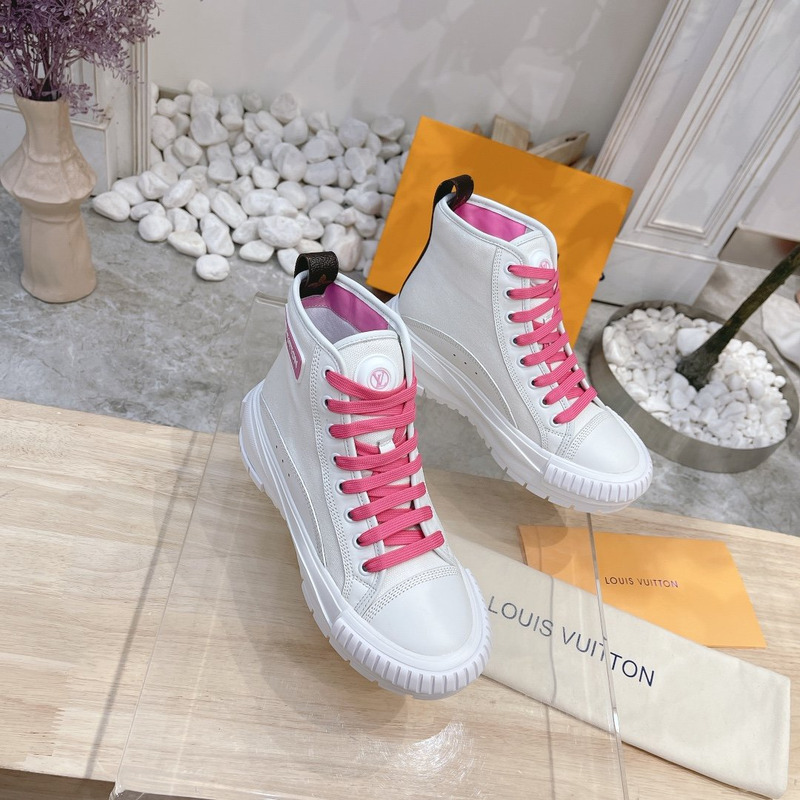 LV Squad High-Top Sneaker Pink 1A9405