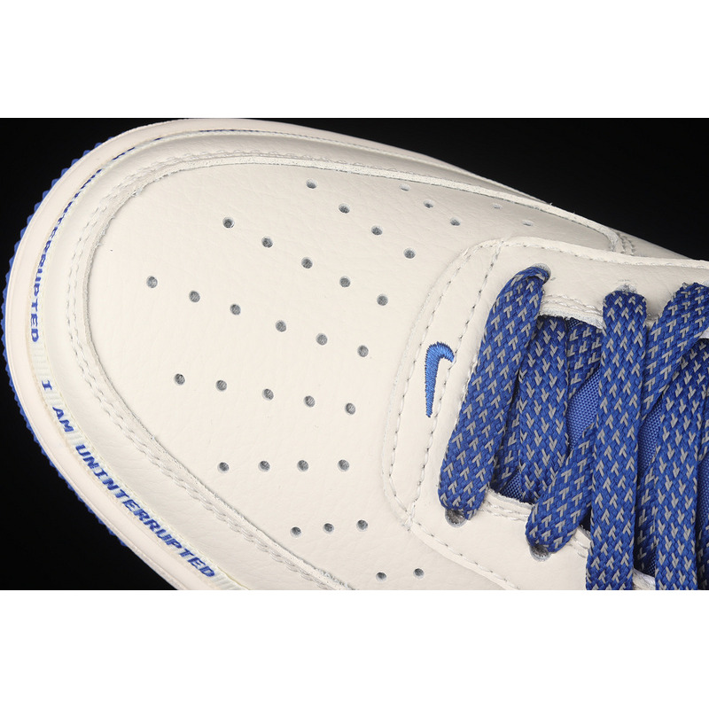 Uninterrupted x Nike Air Force 1 07 Mid White Royal Blue CT1206-600
