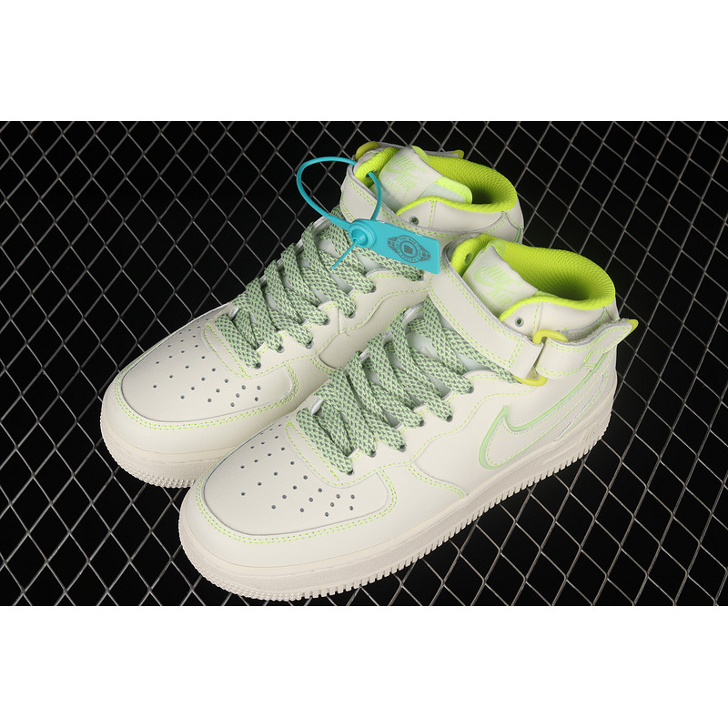 Nike Air Force 1 Double Air White Volt