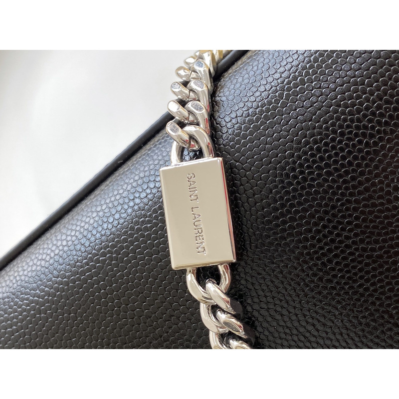 Saint Laurent Kate Wallet on Chain silver