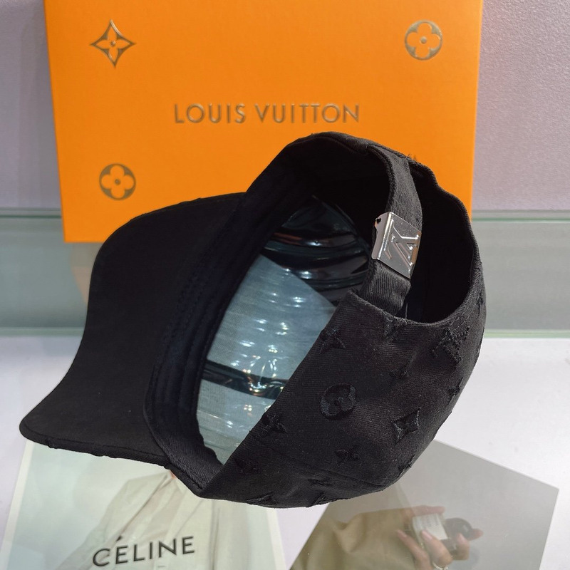 l**is V*t*n embossed monogram hat black