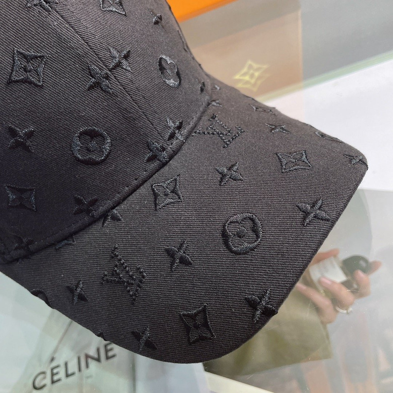 l**is V*t*n embossed monogram hat black