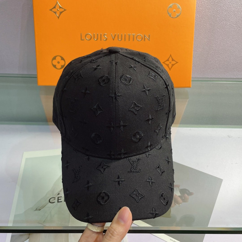 l**is V*t*n embossed monogram hat black
