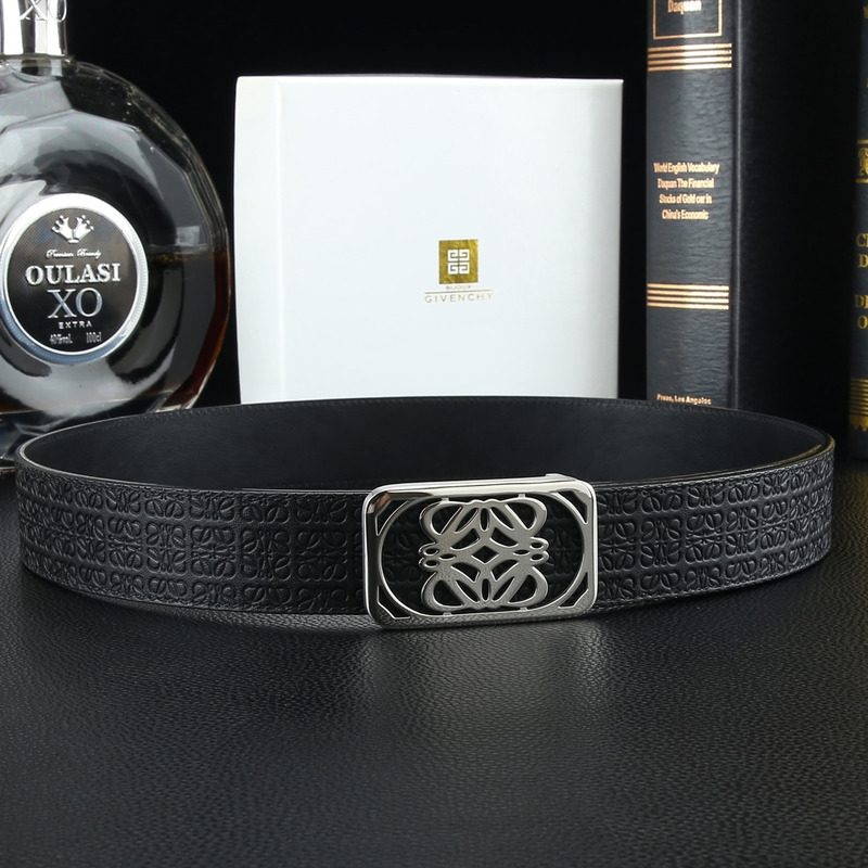 Givenchy Metal Frame Lock Belt Black