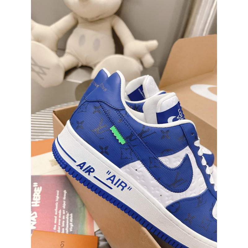 l**is V*t*n x nike air force 1 navy blue