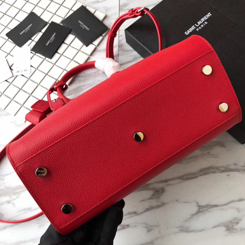 Saint Laurent lassic SAC DE JOUR bag Red