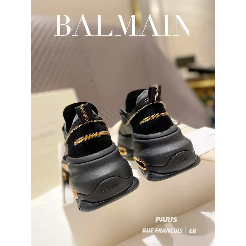 Balmain B-Bold Low-Top Sneaker Black